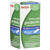 slide 3 of 29, Meijer Extra Care Probiotic Capsules, 30 ct