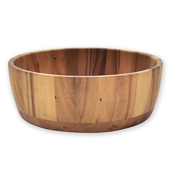 slide 1 of 1, Artisanal Kitchen Supply Acacia Salad Bowl - Natural, 1 ct