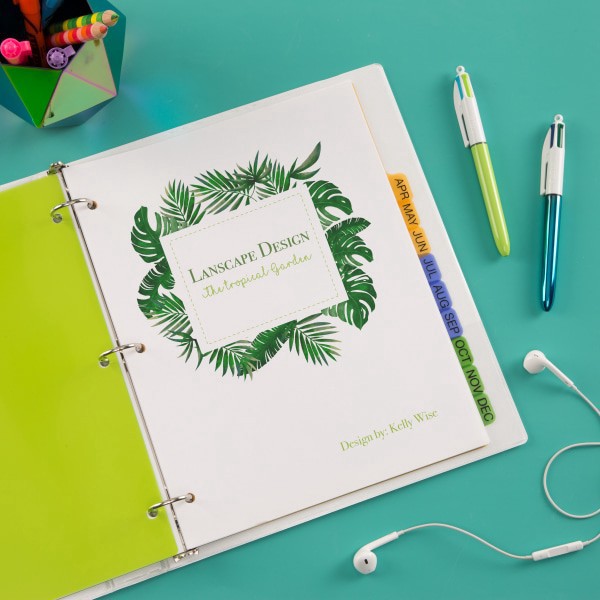 slide 7 of 7, Avery Preprinted Tab Dividers, Jan-Dec Tabs, Assorted Colors, 1 ct