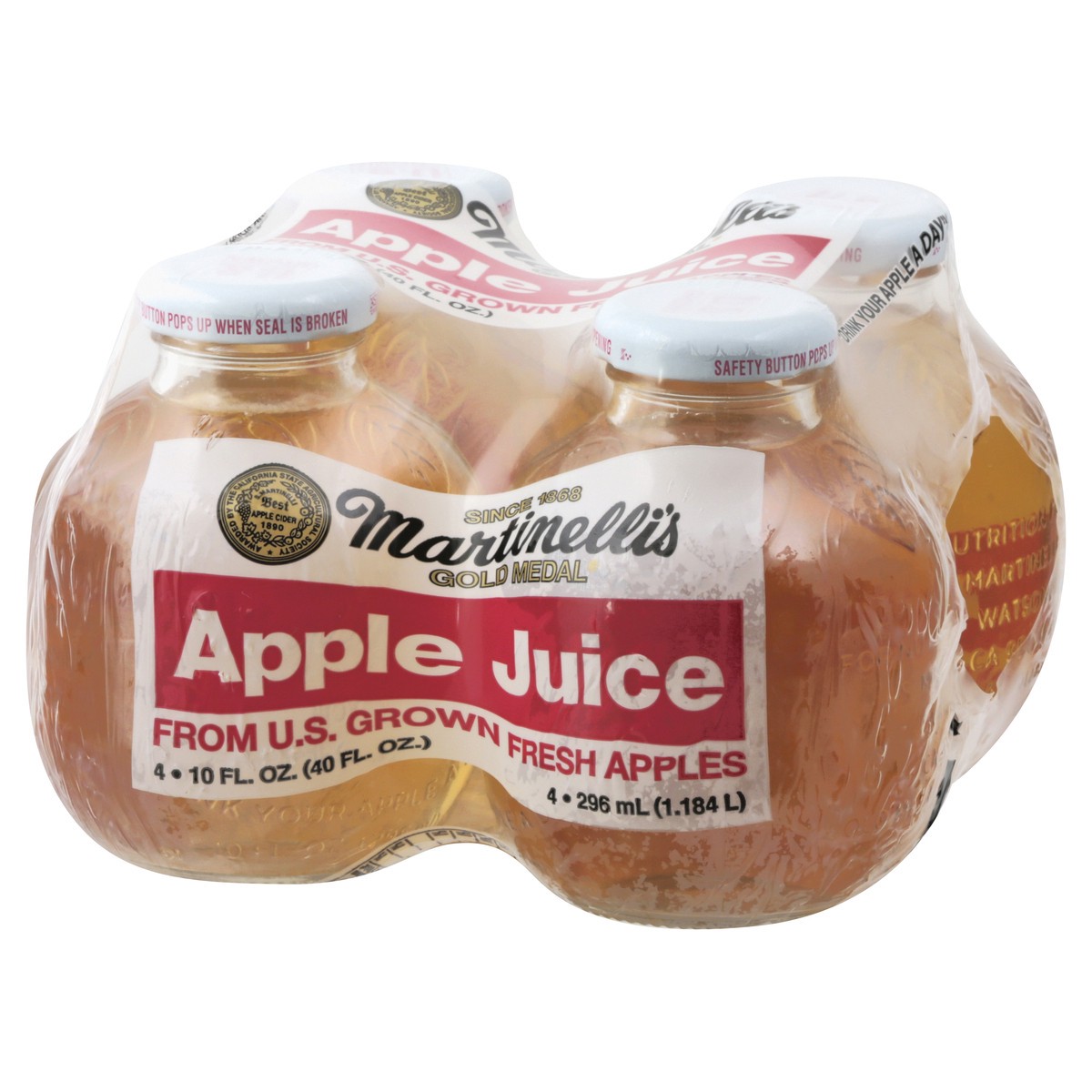 slide 6 of 13, Martinelli's Apple Juice - 4 ct, 4 ct