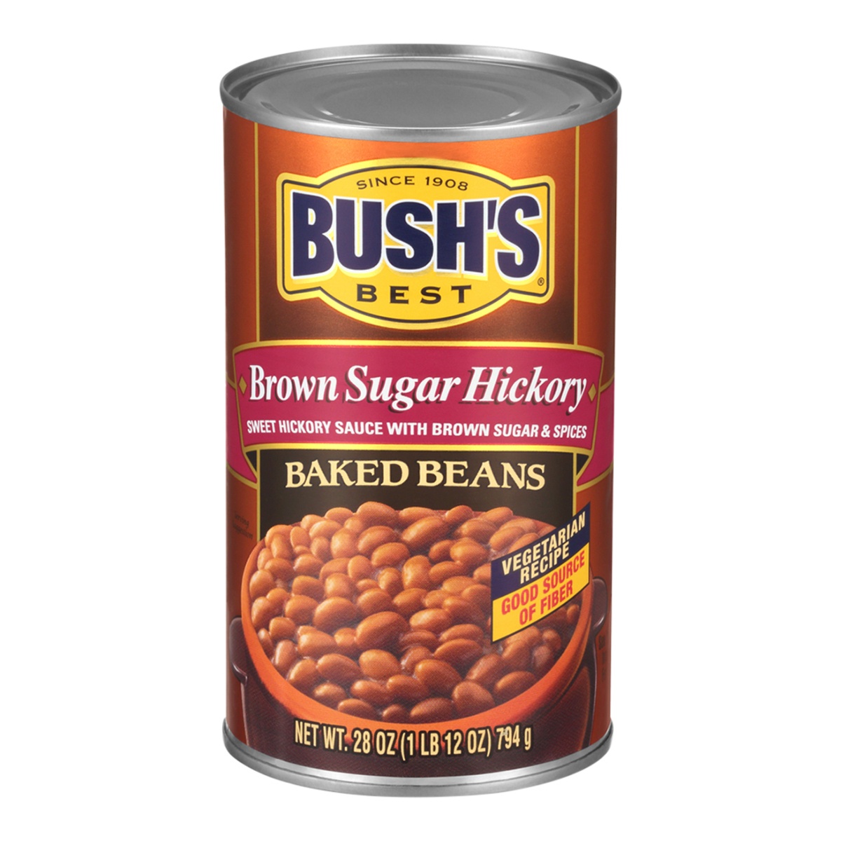 slide 1 of 6, Bush's Best Brown Sugar Hickory Baked Beans - 28oz, 28 oz
