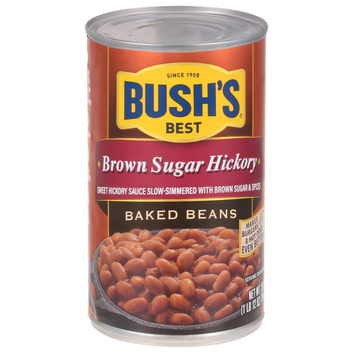 slide 1 of 9, Bush's Brown Sugar Hickory Baked Beans 28 oz, 28 oz