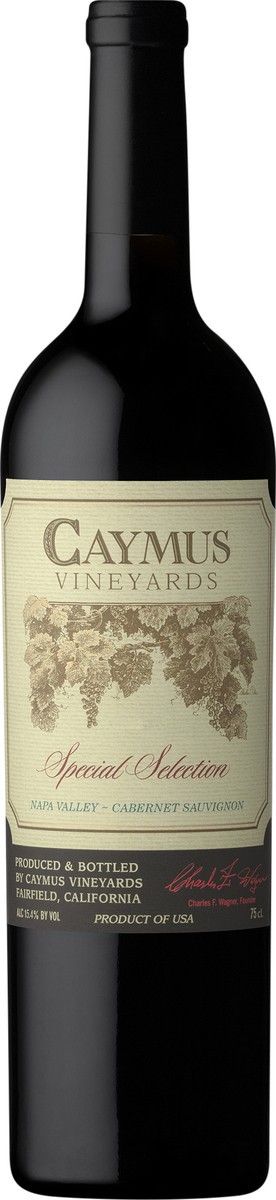 slide 3 of 3, Caymus Vineyards Caymus Cabrnt Sauvgnon Special Selection, 750 ml