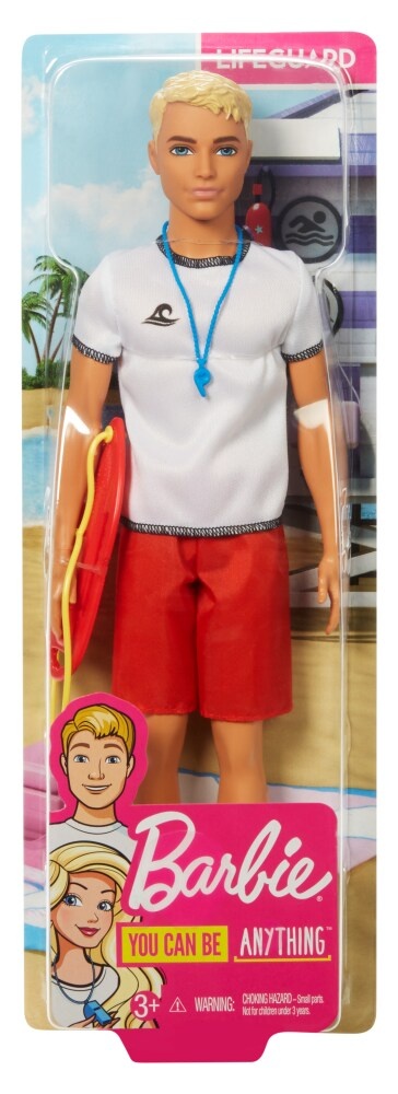 slide 1 of 1, Mattel Barbie Lifeguard Doll, 1 ct