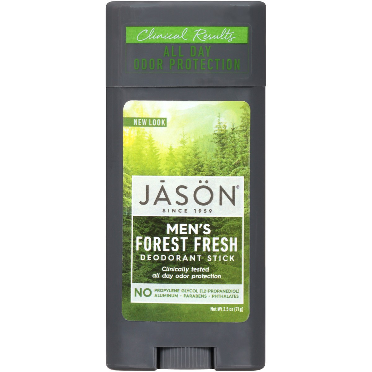 slide 7 of 9, Jason Men's Forest Fresh Deodorant Stick, 2.5 oz