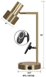 ROOM & RETREAT RR Supercharger LED Task Lamp