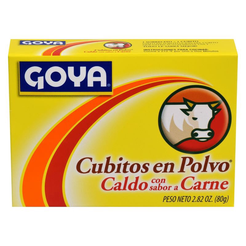 slide 2 of 3, Goya Bouillon Powdered Beef Flavored Box - 2.82 Oz, 2.82 oz