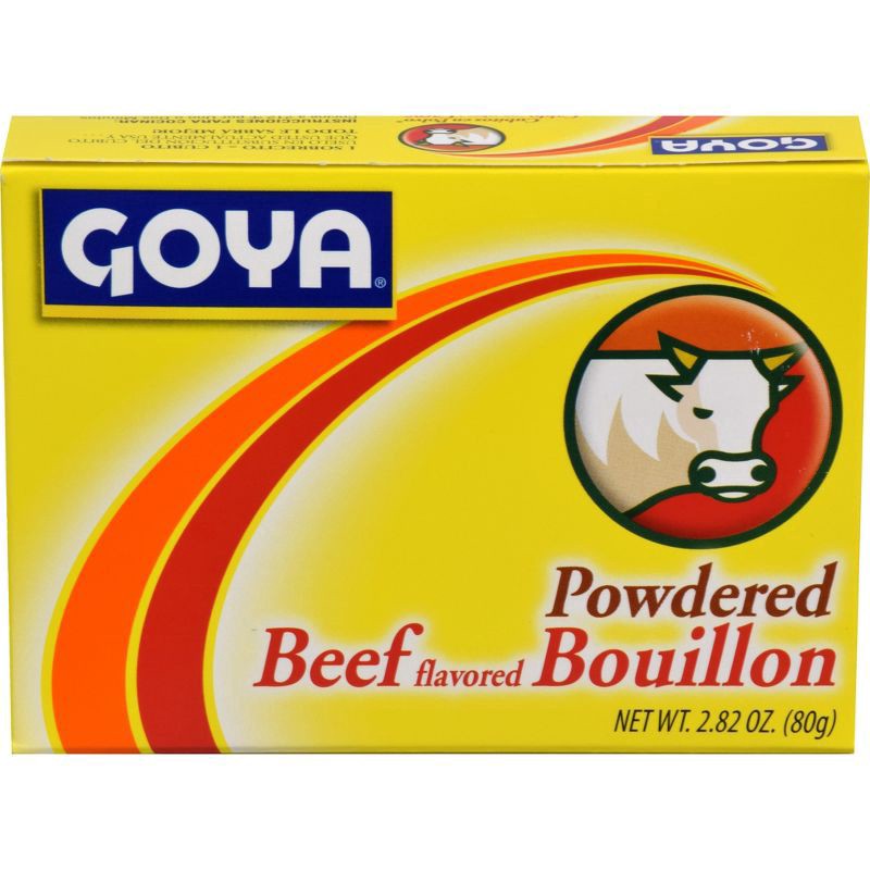 slide 1 of 3, Goya Bouillon Powdered Beef Flavored Box - 2.82 Oz, 2.82 oz