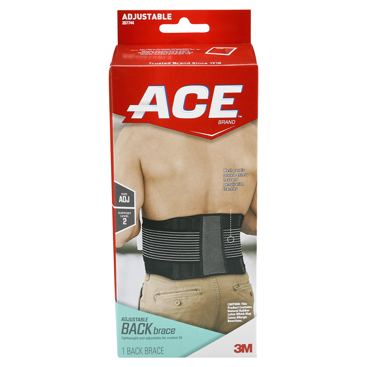 slide 1 of 5, Ace Brand Adjustable Back Brace, One Size