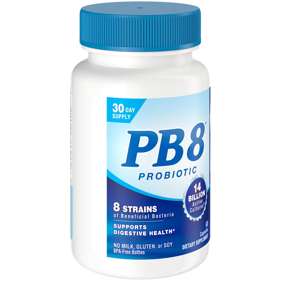 slide 2 of 4, Nutrition Now PB8 Dietary Supplement Capsules Original Formula Pro-Biotic - 60 Count, 60 ct