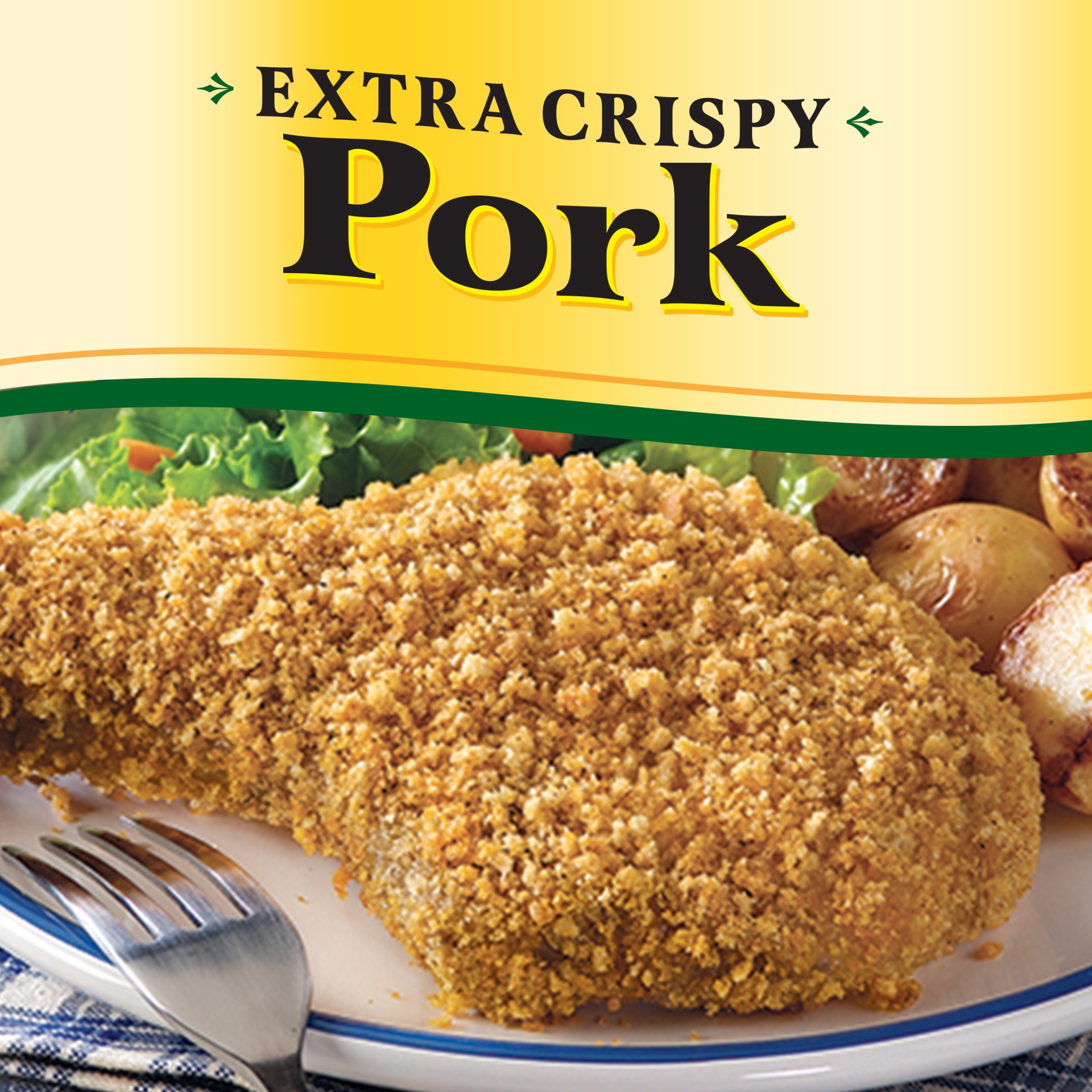slide 8 of 9, Oven Fry Pork, 4.2 oz