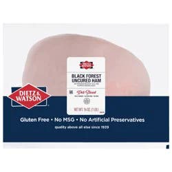 Dietz & Watson Sliced Black Forest Ham 16 oz