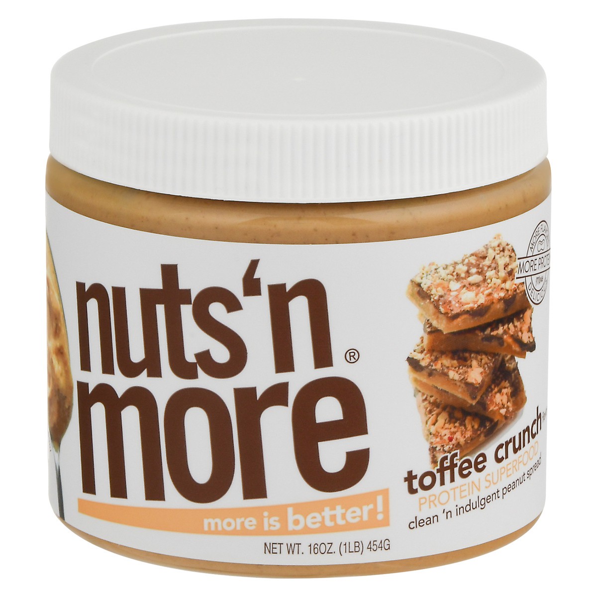 slide 12 of 13, Nuts N More Toffee Crunch Protein Superfood 16 oz, 16 oz