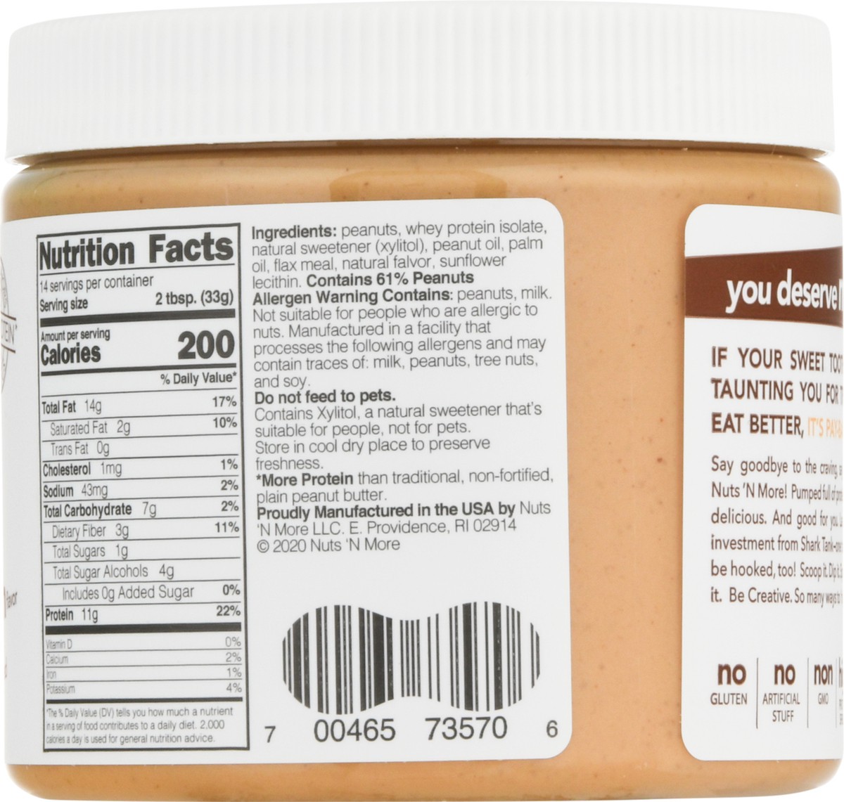 slide 6 of 13, Nuts N More Toffee Crunch Protein Superfood 16 oz, 16 oz