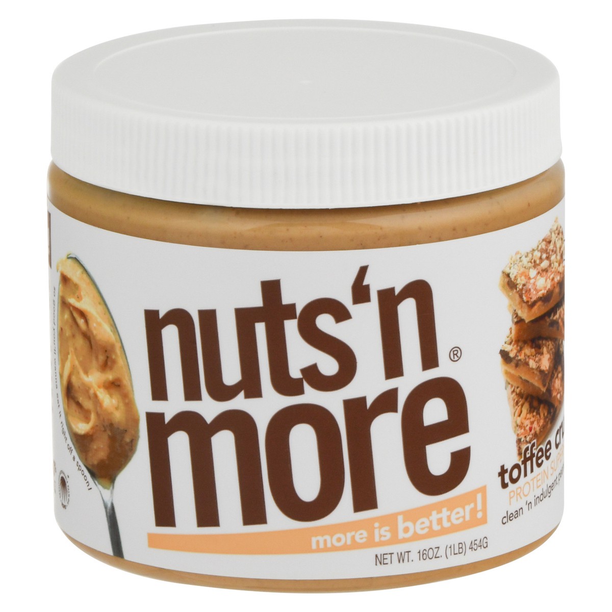 slide 8 of 13, Nuts N More Toffee Crunch Protein Superfood 16 oz, 16 oz