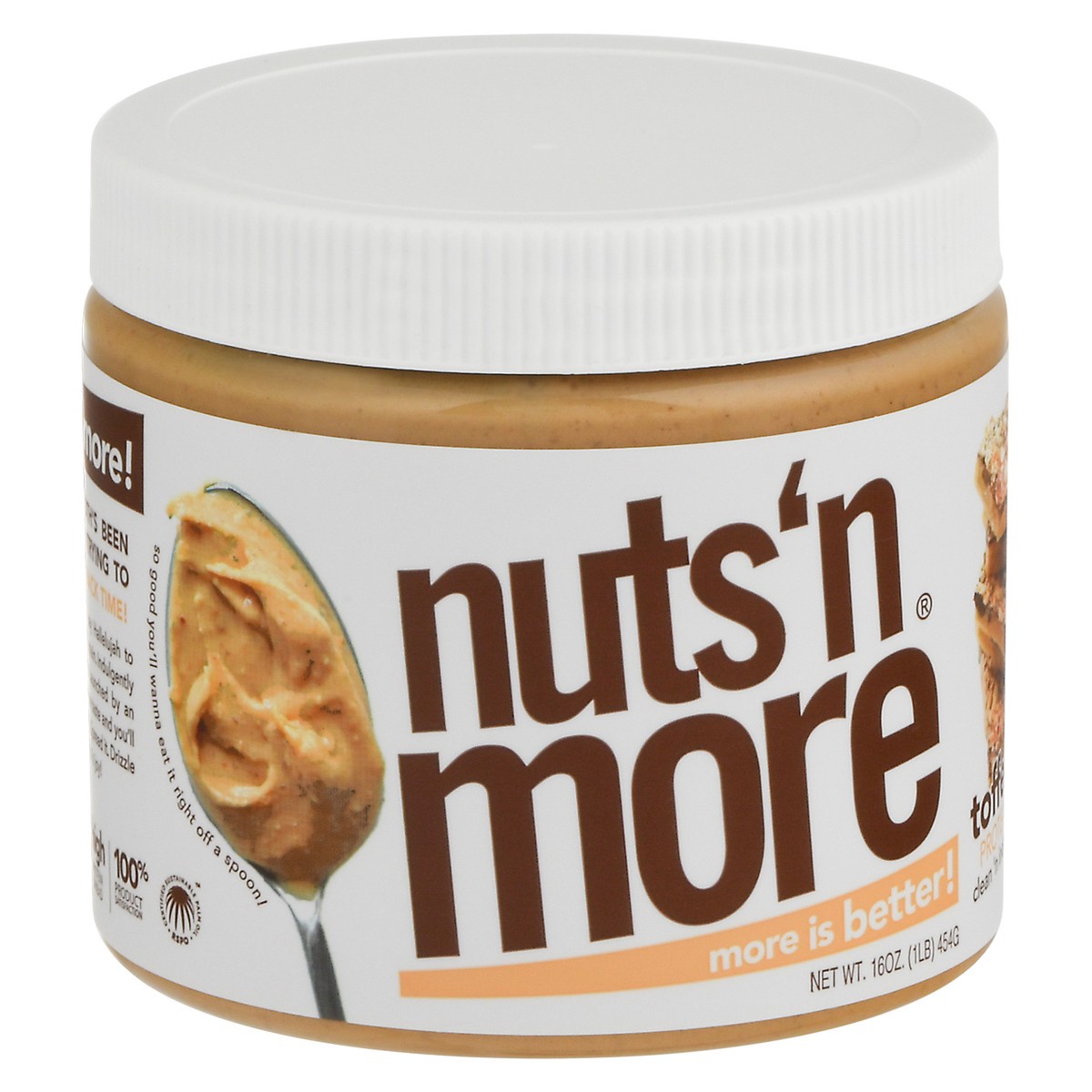 slide 11 of 13, Nuts N More Toffee Crunch Protein Superfood 16 oz, 16 oz
