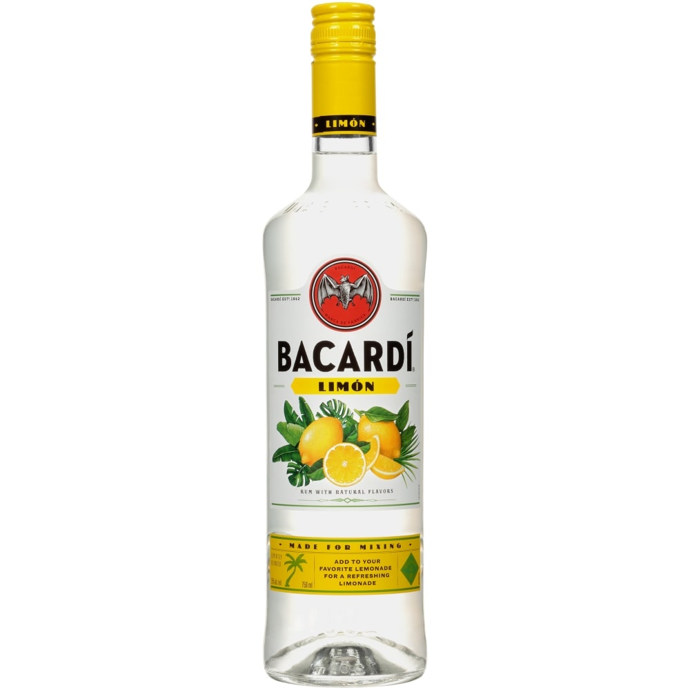 slide 1 of 6, Bacardi Limon Citrus Flavored Rum - 750ml Bottle, 750 ml