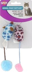SPOT Ethical Pet Animal Print Rattle Cat Toys