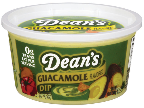 slide 1 of 3, Dean's Guacamole Flavored Dip, 12 oz