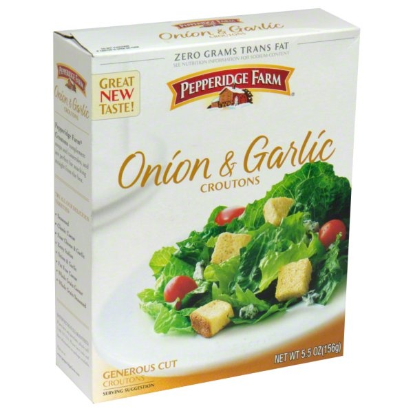 slide 1 of 1, Pepperidge Farm Croutons, Onion & Garlic, 5.5 oz