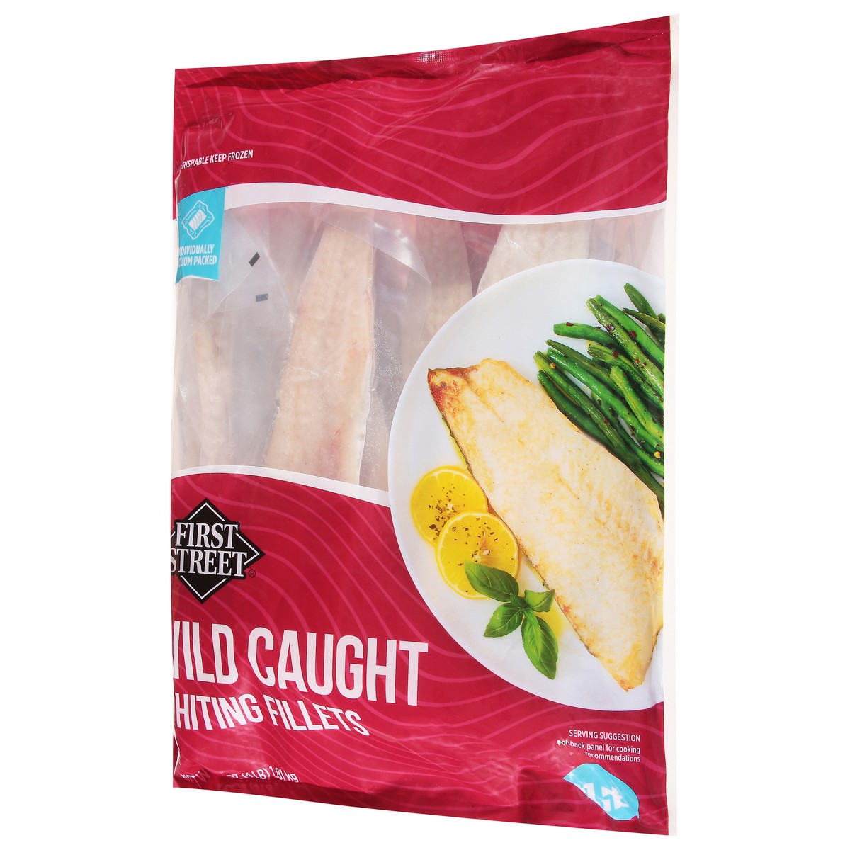 slide 4 of 4, First Street Whiting Fillets, 4 lb