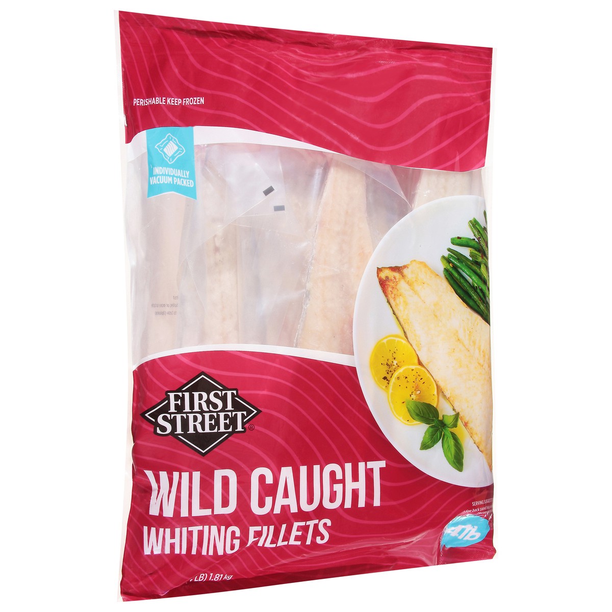 slide 3 of 4, First Street Whiting Fillets, 4 lb