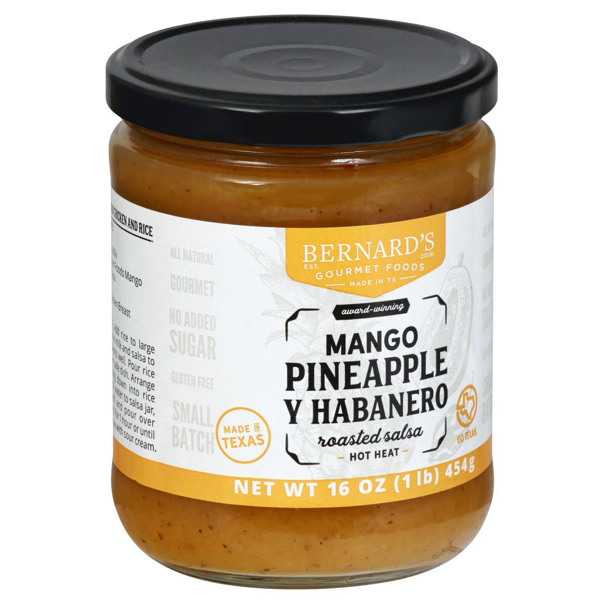 slide 8 of 13, Bernard's Mango Pineapple Roasted Salsa 16 oz, 16 oz