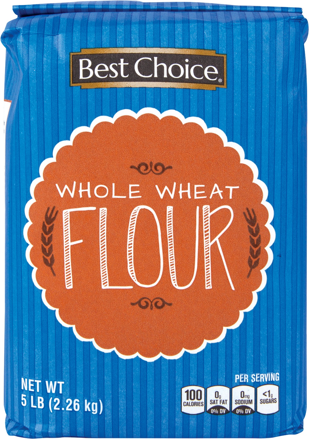 slide 1 of 1, Best Choice Whole Wheat Flour, 5 lb