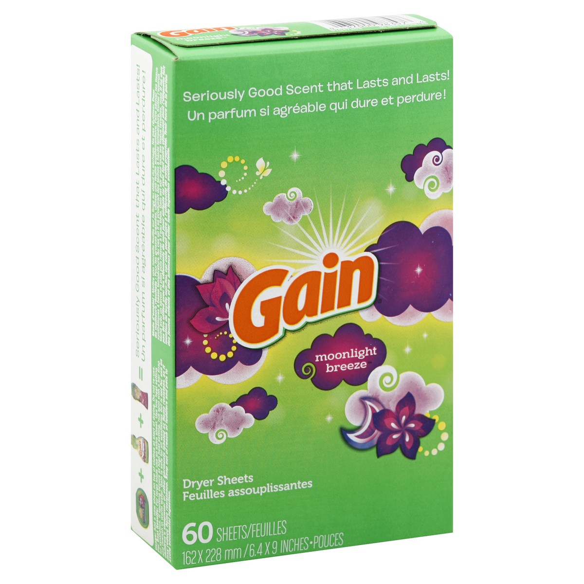 slide 4 of 6, Gain Dryer Sheets 60 ea, 60 ct