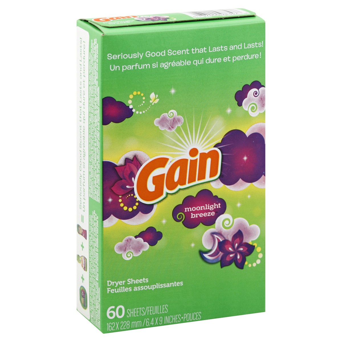 slide 6 of 6, Gain Dryer Sheets 60 ea, 60 ct