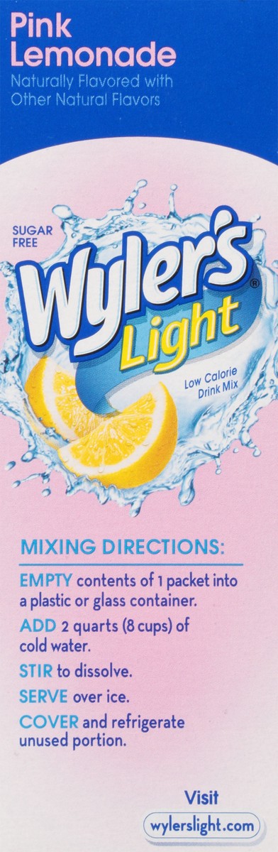 slide 6 of 14, Wyler's Light Low Calorie Pink Lemonade Drink Mix - 6 ct, 6 ct