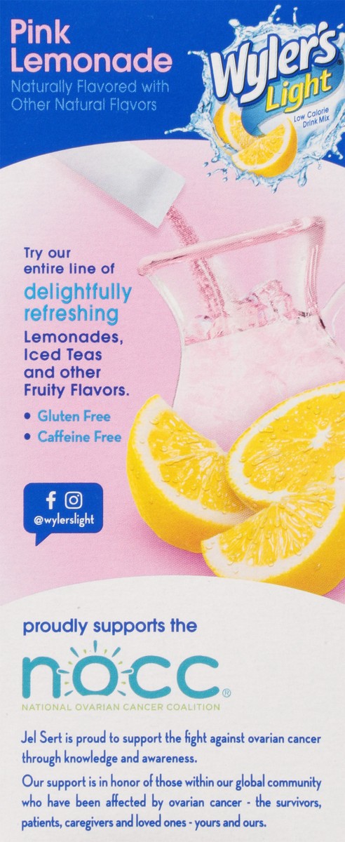 slide 9 of 14, Wyler's Light Low Calorie Pink Lemonade Drink Mix - 6 ct, 6 ct