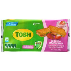 Tosh Yogurt & Strawberries Cookies 6 Packs