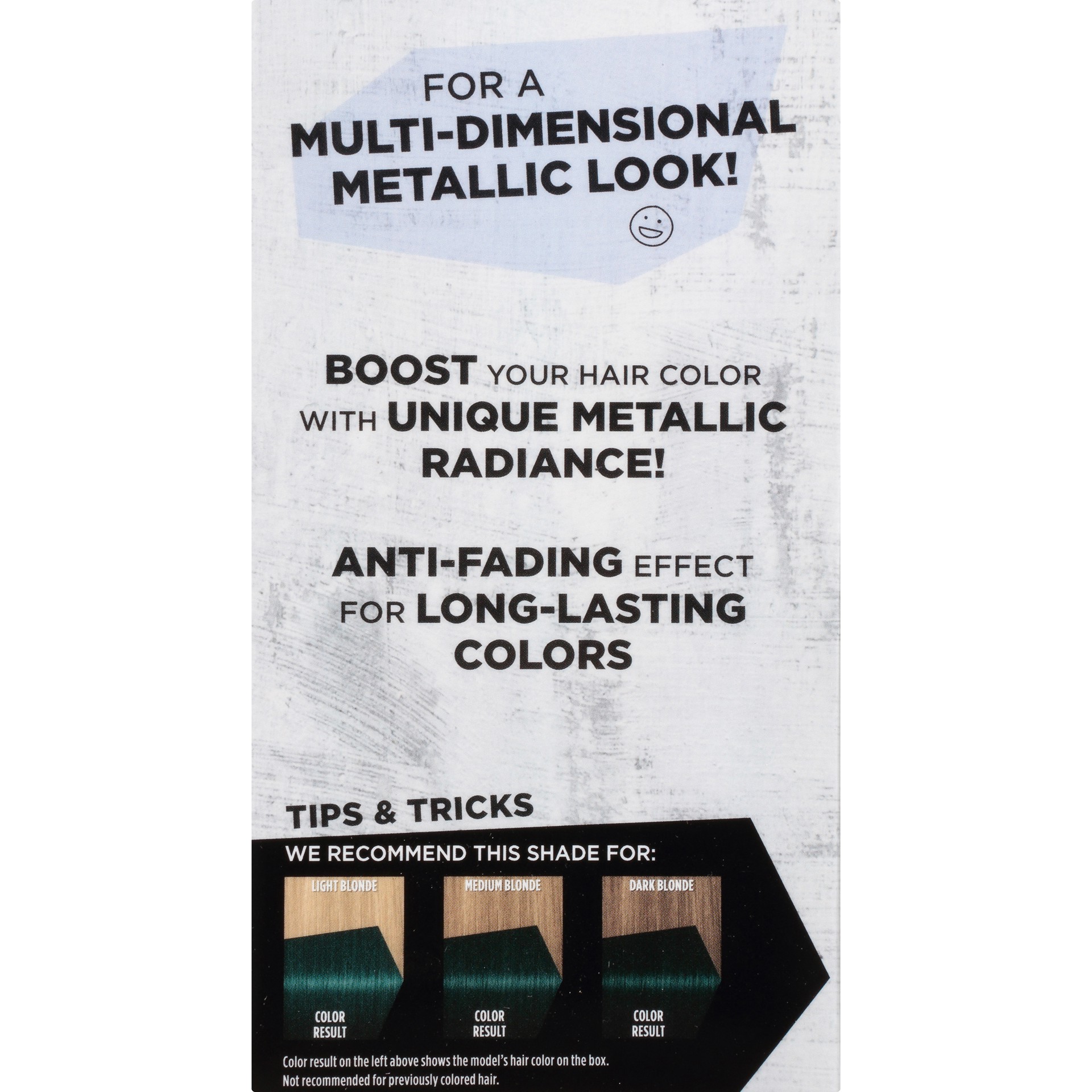 slide 2 of 4, göt2b Metallics Permanent Hair Color, M75 Cosmic Teal, 4.80 fl oz
