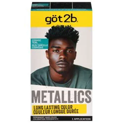 göt2b Metallics Cosmic Teal Permanent Hair Color M75