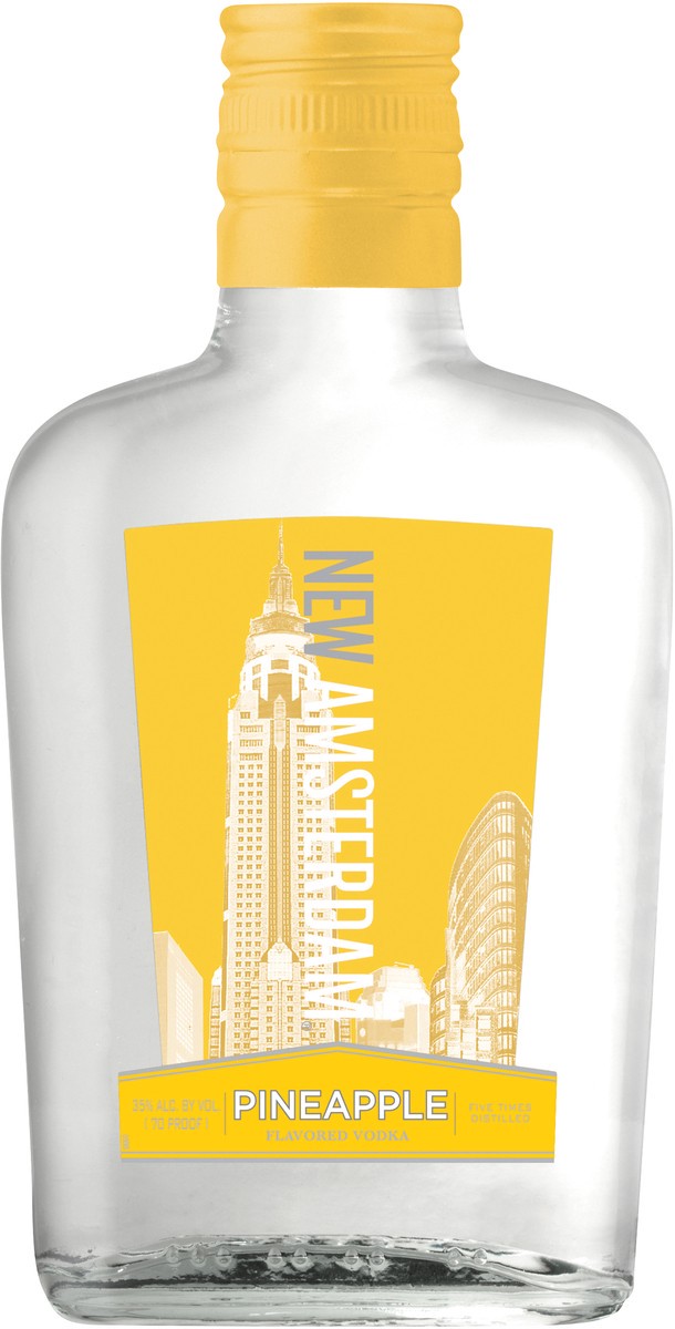slide 2 of 2, New Amsterdam Pineapple Flavored Vodka 200ml, 200 ml
