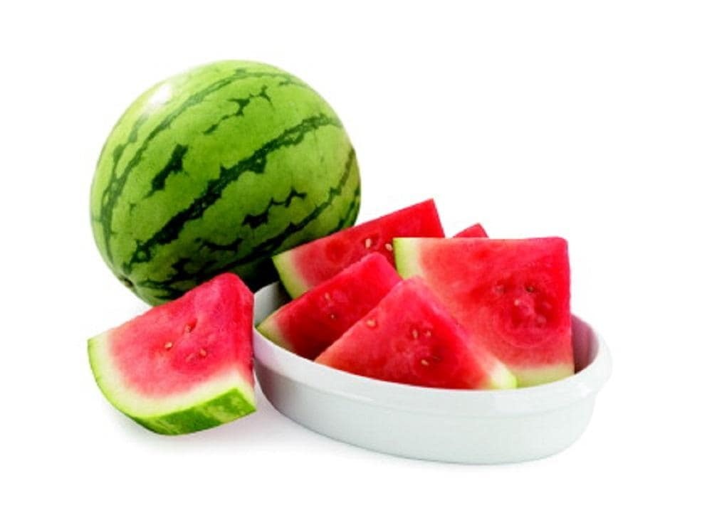 slide 1 of 1, In-Store Cut Seedless Watermelon Slices, per lb