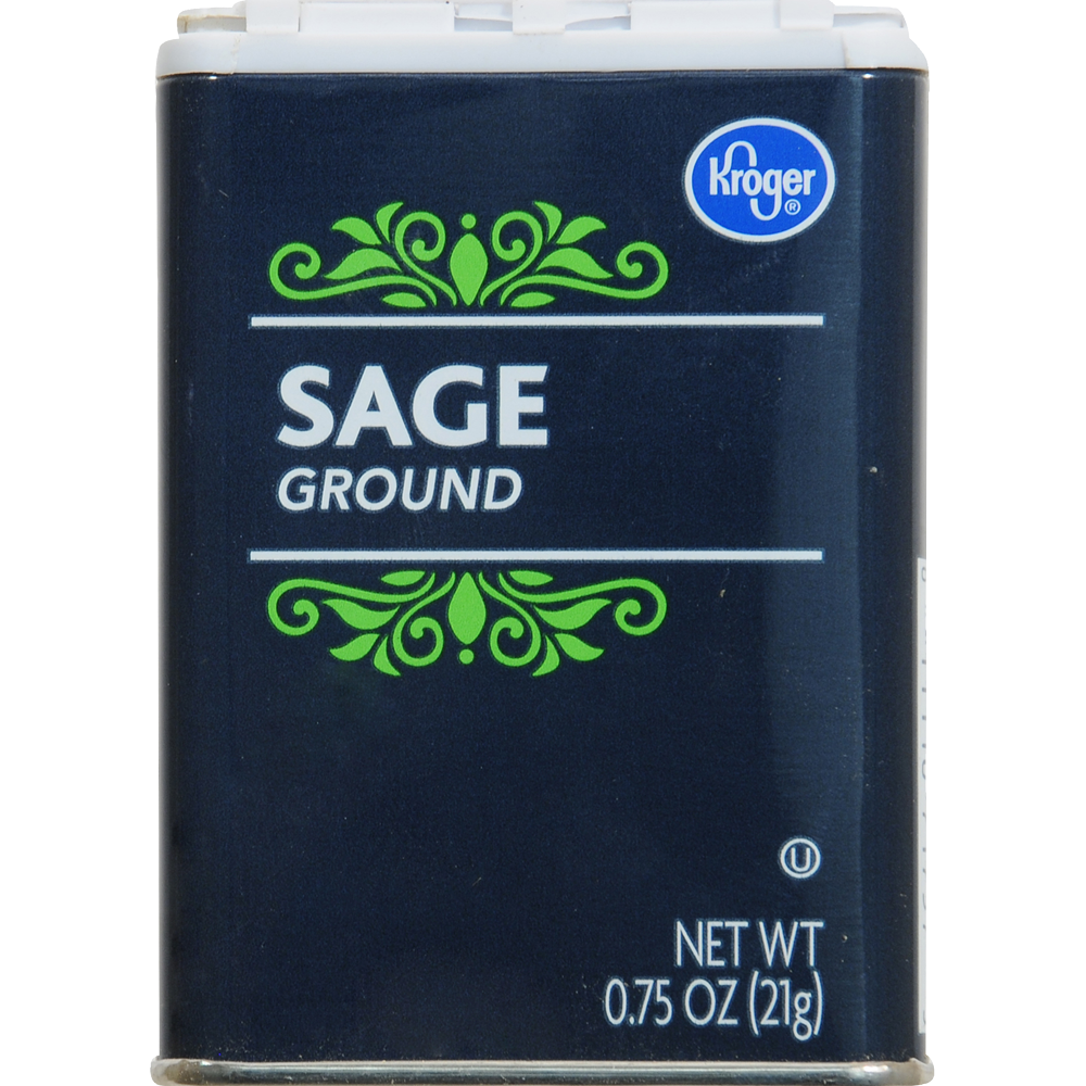 slide 1 of 2, Kroger Ground Sage, 0.75 oz