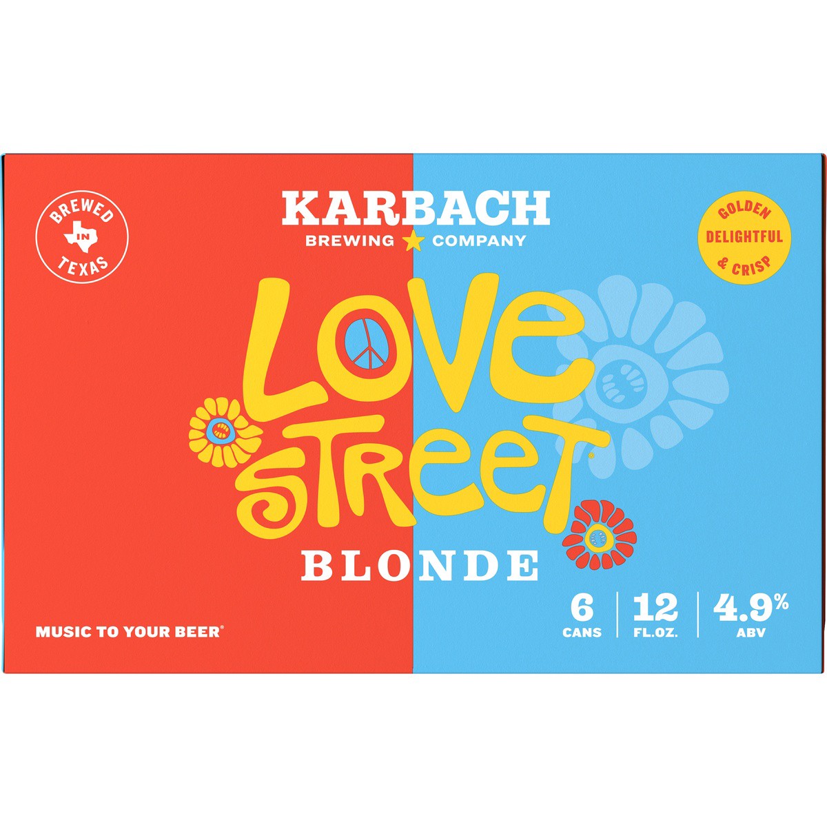 slide 2 of 6, Karbach Brewing Co. Brewing Love Street Seasonal Kolsch Style Blonde, 6 ct; 12 oz