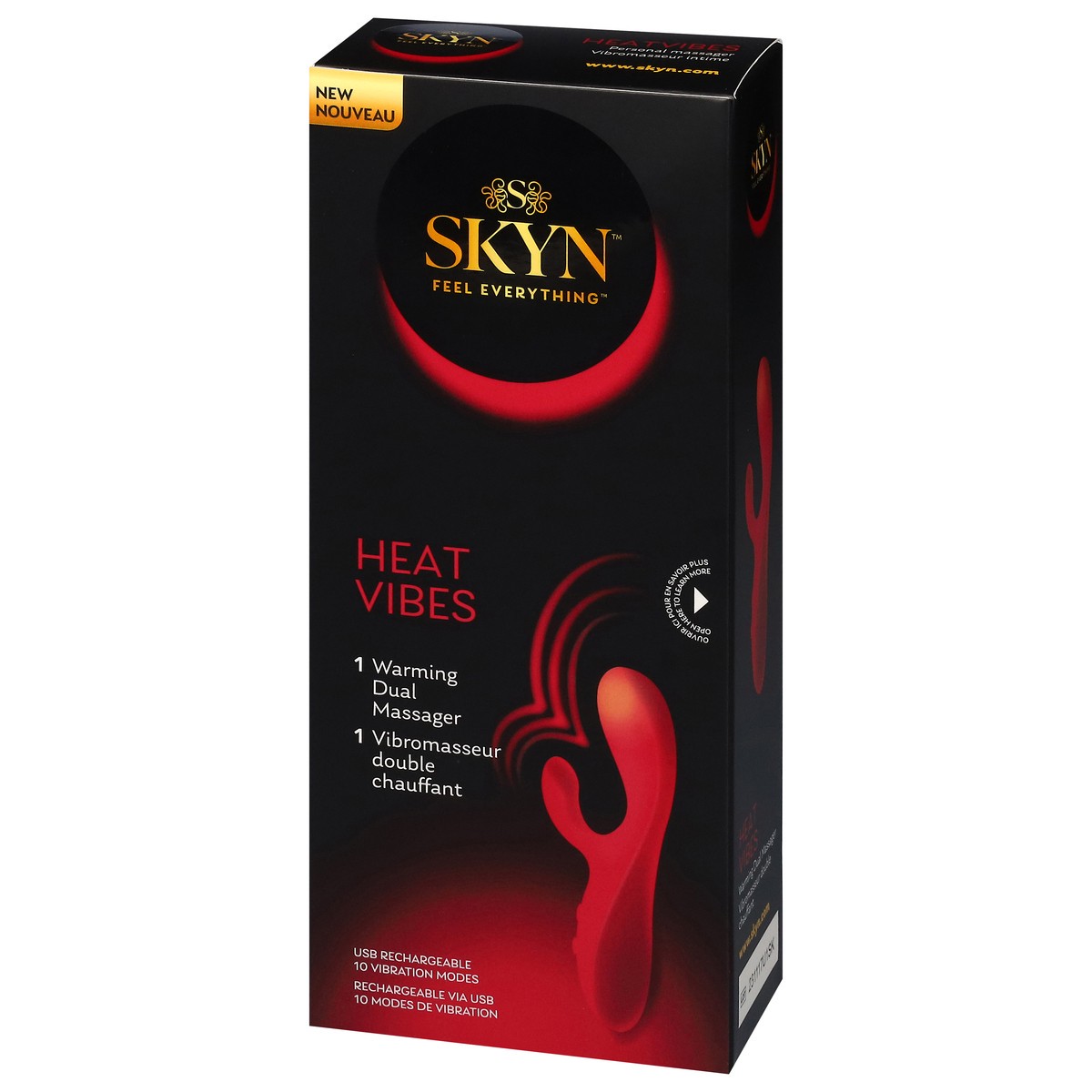 slide 8 of 11, SKYN Heat Vibes Warming Dual Massager 1 ea, 1 ct