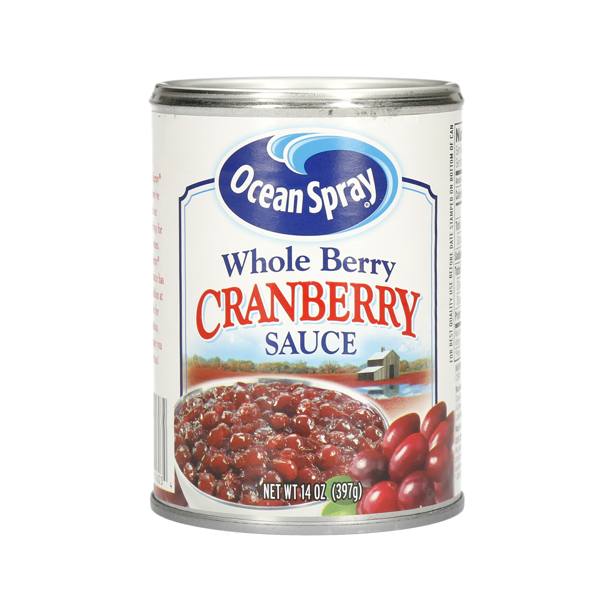 slide 1 of 1, Ocean Spray Cranberry Sauce Whole Berry, 14 oz