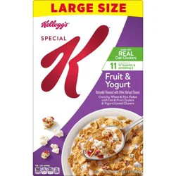 Kellogg''s Special K Breakfast Cereal, Family Breakfast, Fiber Cereal, Large Size, Fruit and Yogurt, 17.1oz Box (1 Box)
