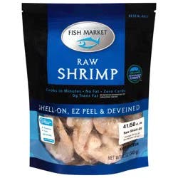 Hy-vee Fish Market Shell-on, Ez Peel & Deveined Raw Shrimp