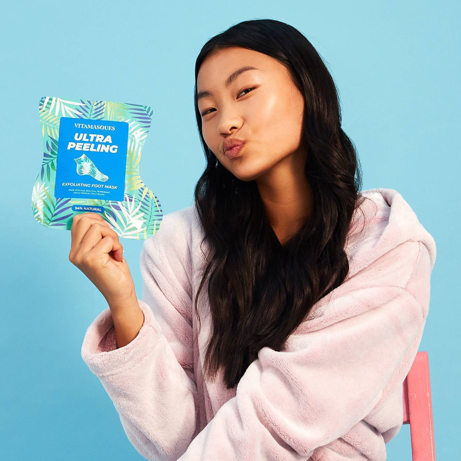 slide 10 of 13, Vitamasques Ultra Peeling Exfoliating Foot Mask 1 ea, 1 ct