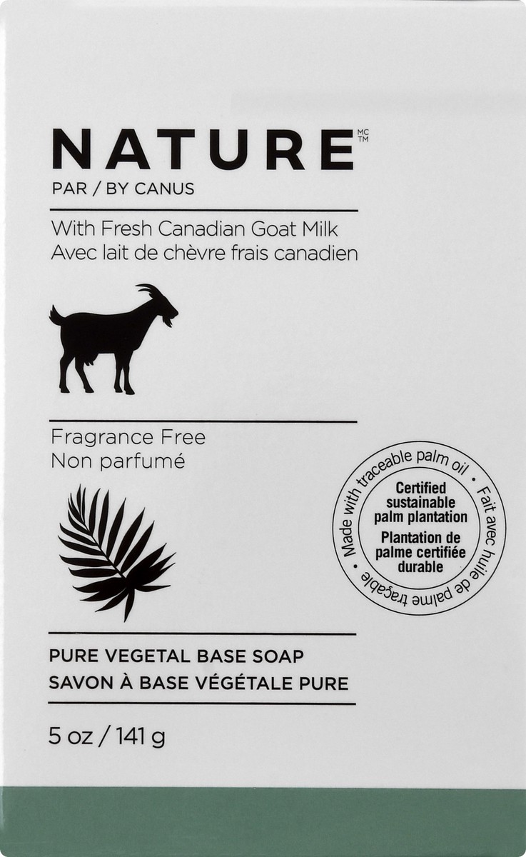 slide 1 of 11, Nature Pure Fragrance Free Vegetal Base Soap 5 oz, 5 oz