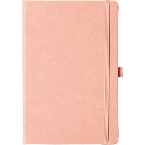slide 1 of 1, Eccolo Cool Jazz Journal, 5-1/2"" X 8-1/2"", 192 Pages, Peach/Cool Gray, 1 ct