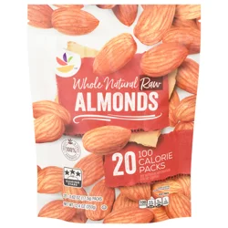 Almonds 100 Calorie Packs Whole Natural Raw - 20 ct