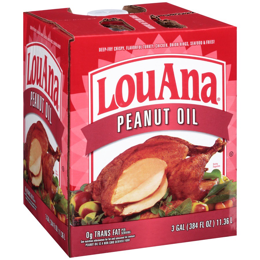 slide 2 of 8, LouAna Peanut Oil 3 gl, 3 gal