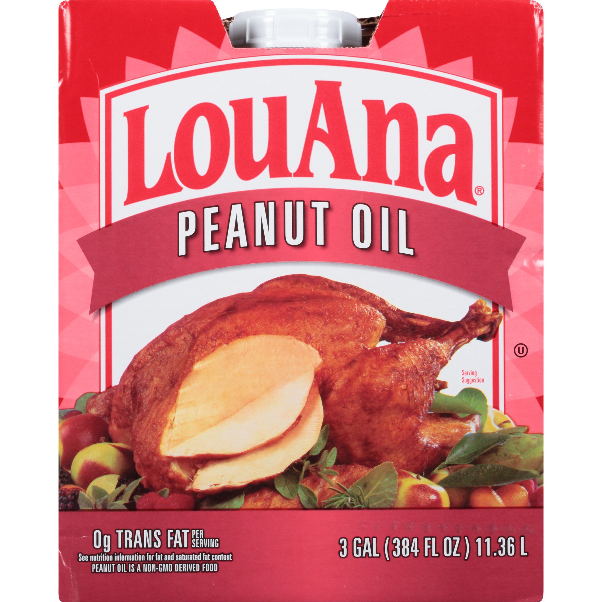 slide 8 of 8, LouAna Peanut Oil 3 gl, 3 gal