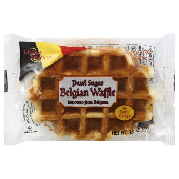 slide 1 of 1, Unique Belgique Pearl Sugar Belgian Waffle, 3.5 oz